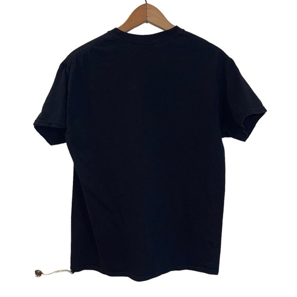 Life’s Too Short Take It Easy Mens Crewneck T Shirt Tee Graphic Skeleton Medium - Picture 3 of 10